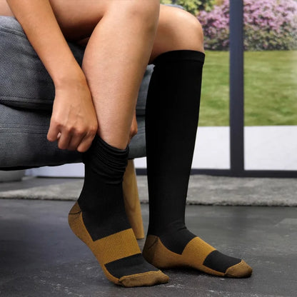 (2 PARES) CobreRelief™ - Medias de compresión de cobre alivio de piernas y pies