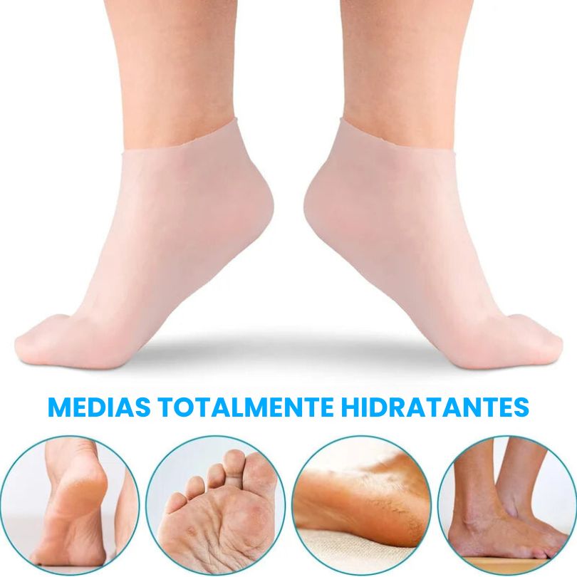 Medias de silicona de Gel Hidratante